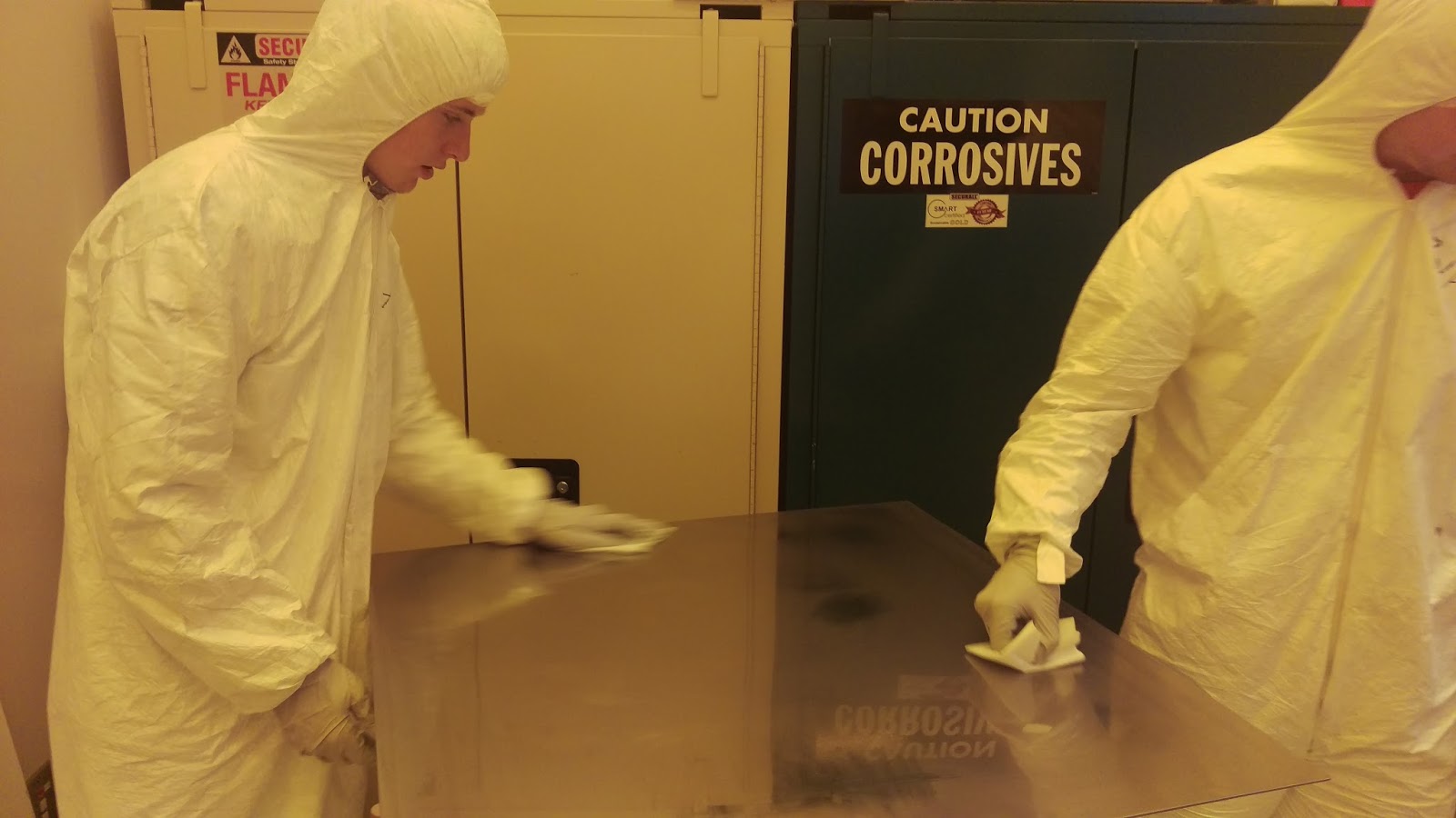 The process starts in the Clean Room in the ECE Building.